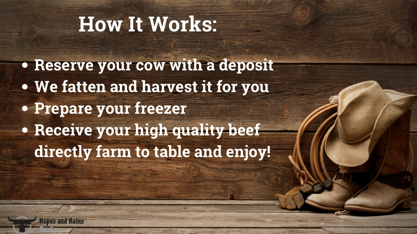 1/4 Cow Deposit