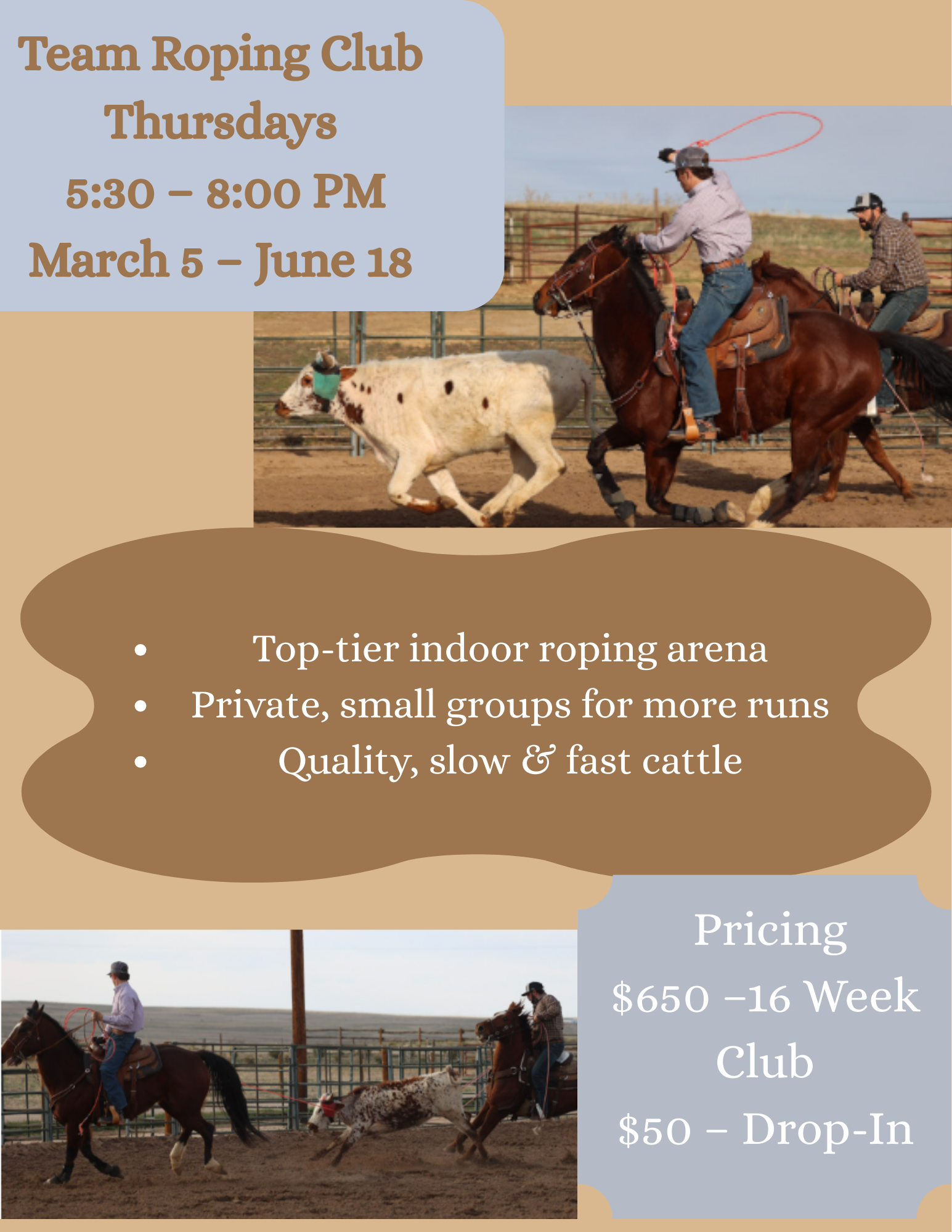 Team Roping Club Registration – Ropes and Reins at Wolf Creek