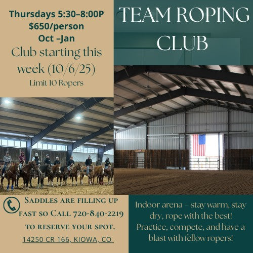 Team Roping Club Registration